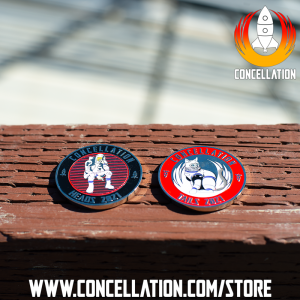 Concellation Heads/Tails Challenge Coin
